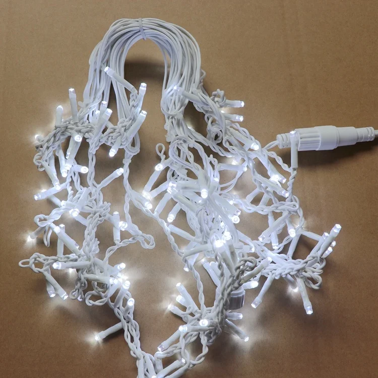 
Icicle lights for Halloween 