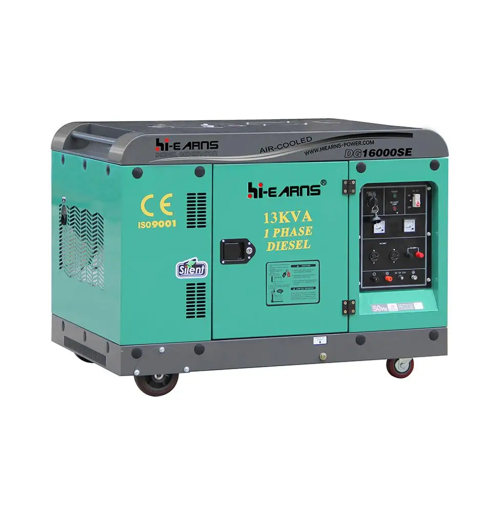 factory price 11KW 2V92 engine single phase emergency generator 10kw