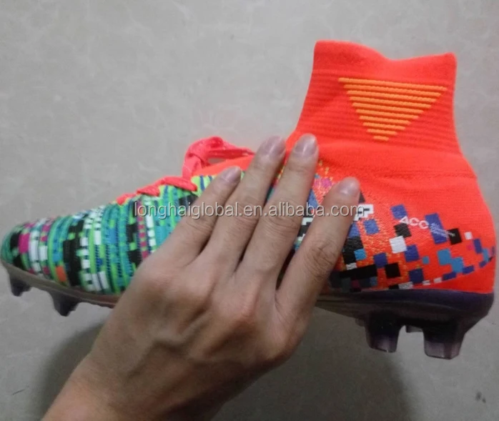 2017 factory price branded Merc V FG football soccer man shoes cleats cheap professional Merc x football soccer boots