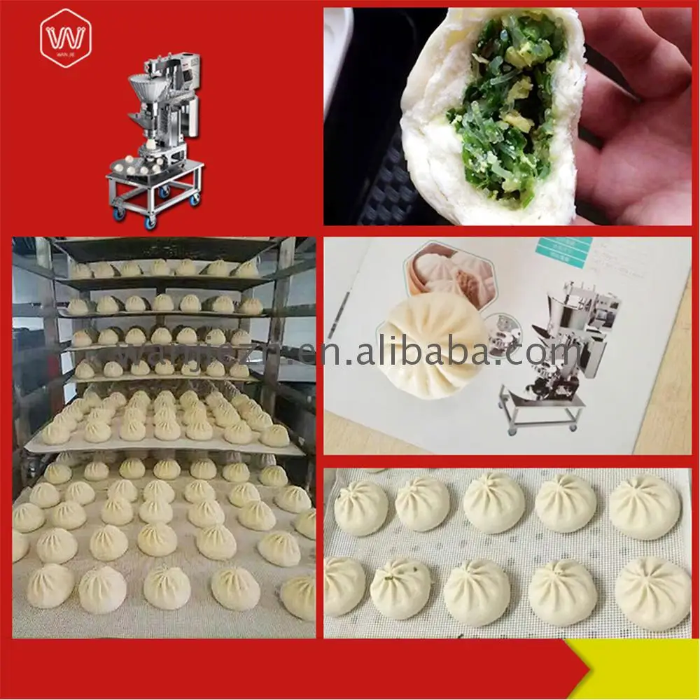 Professional manufacture Steamed Stuffed Bun Momo Baozi Maker Machine