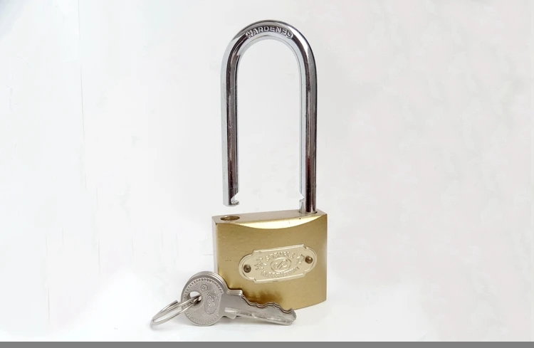Top Security	Custom Lock hot selling Popular Against rust  Long beam   iron padlock