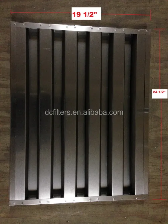 
Hot Selling Other Hotel & Restaurant Supplies Spark Arrestor Hood Stainless Steel Grease Filter 
