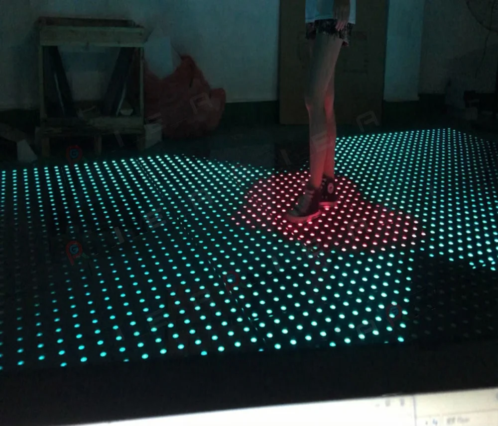 
50*50cm interactive led dance floor 