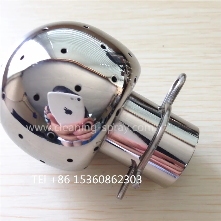 Fixed dairy milk tank cleaning nozzle