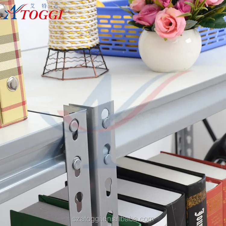 Household simple light duty angle steel rack