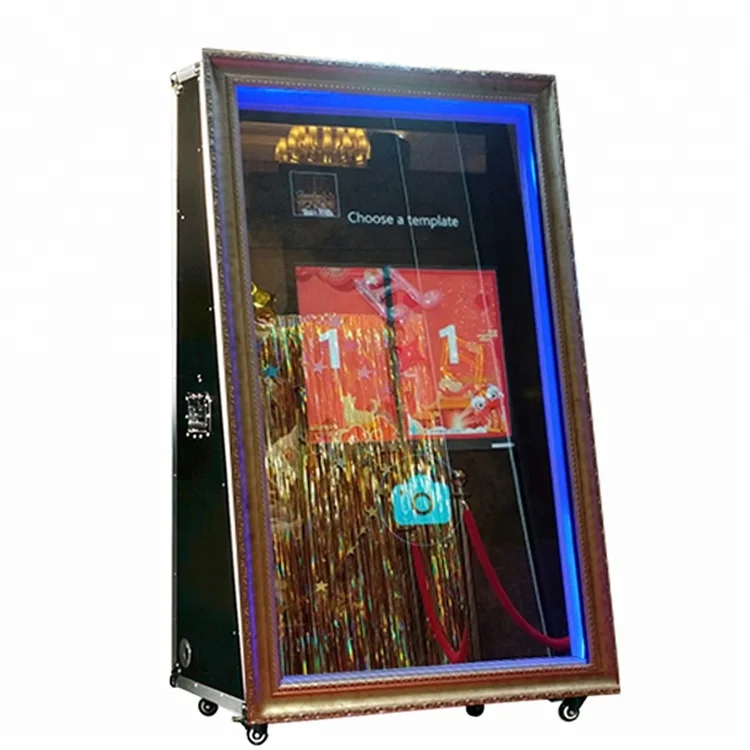 Hot Sale Selfie Magic Mirror Digital Photo booth Me with 10 points infrared touch frame for sale