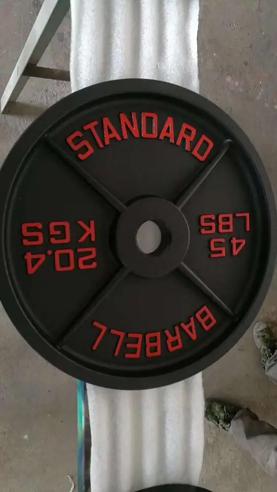 new products colorful gym cast iron weight plate