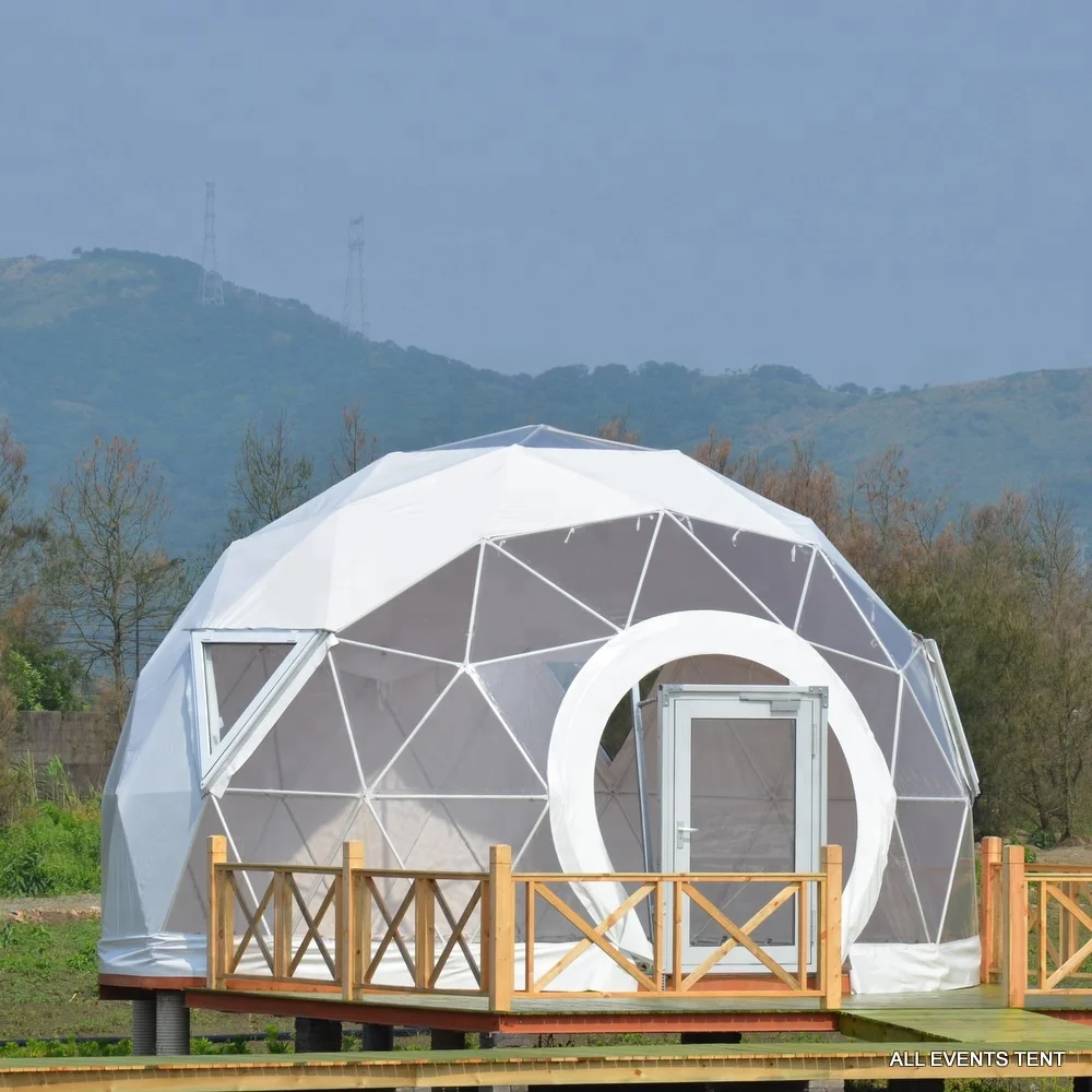 
6m diameter geodesic waterproof dome house tent glamping prices 