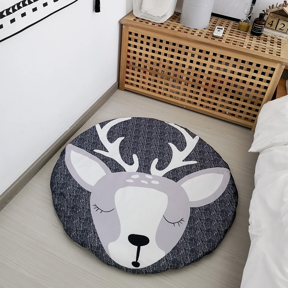 Baby Playing Mats Crawling Creeping Mat  Deer Toys Games Mats Pads Crawling Blankets Kids Room Padded Floor Carpet