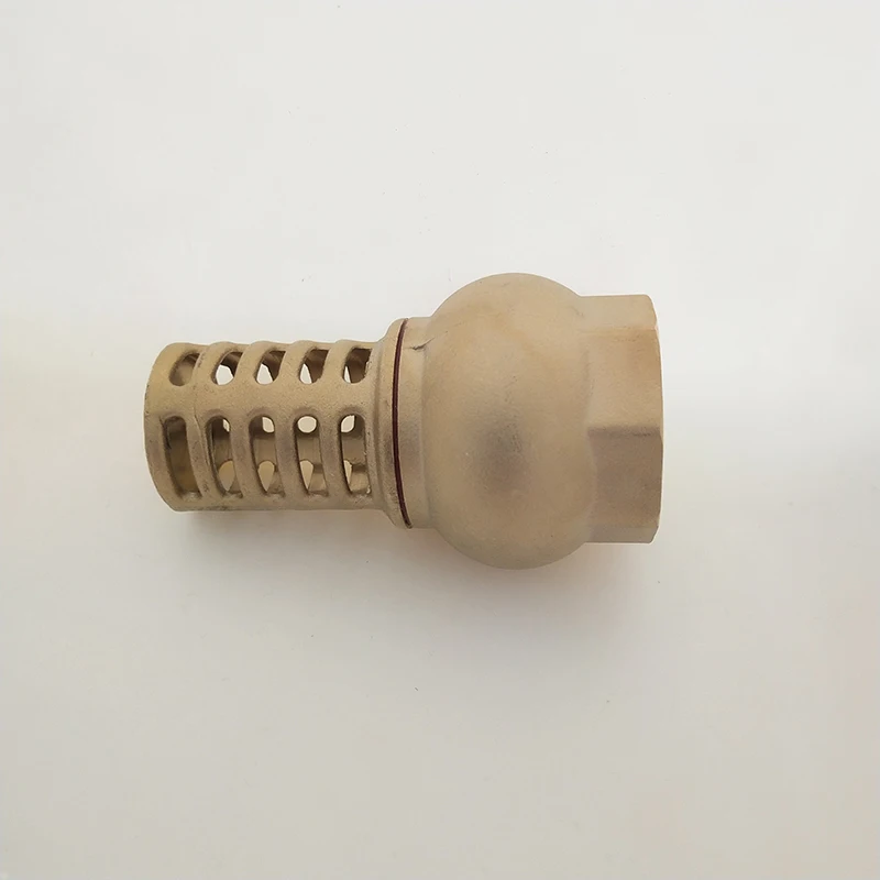 BSP Female Brass Foot Valve And Strainer For Pump