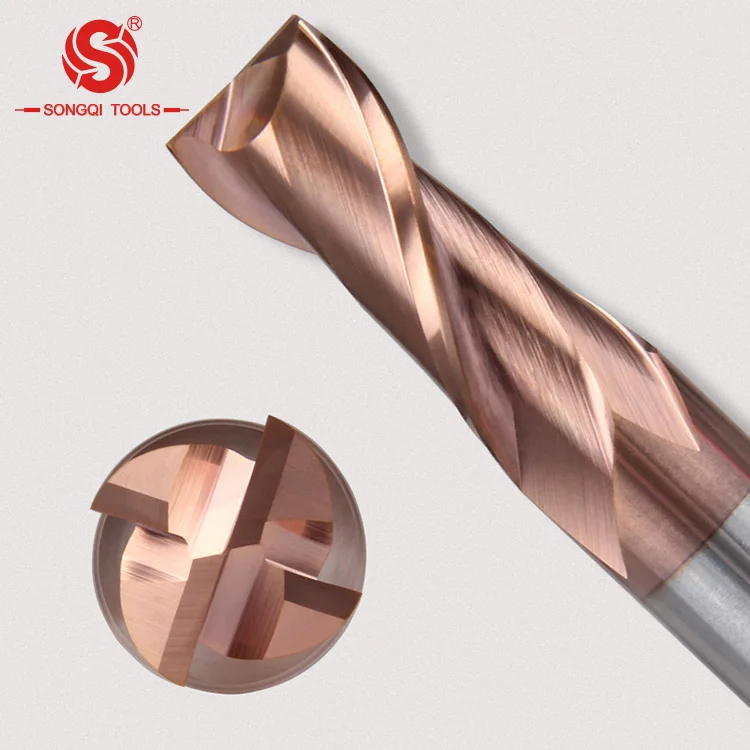 SONGQI Solide Carbide End Mill Tool ,End Mill Bit For Stainless Steel