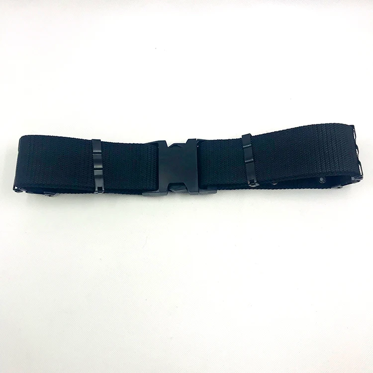 
Custom Webbing Fabric Automatic Buckle Belts Canvas Belt 