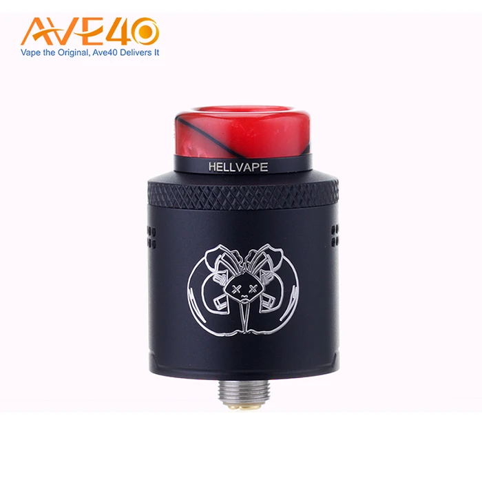 2018 Новое поступление электронная сигарета Hellvap Drop Dead RDA обслуживаемый капельный атомайзер с двойной катушкой от