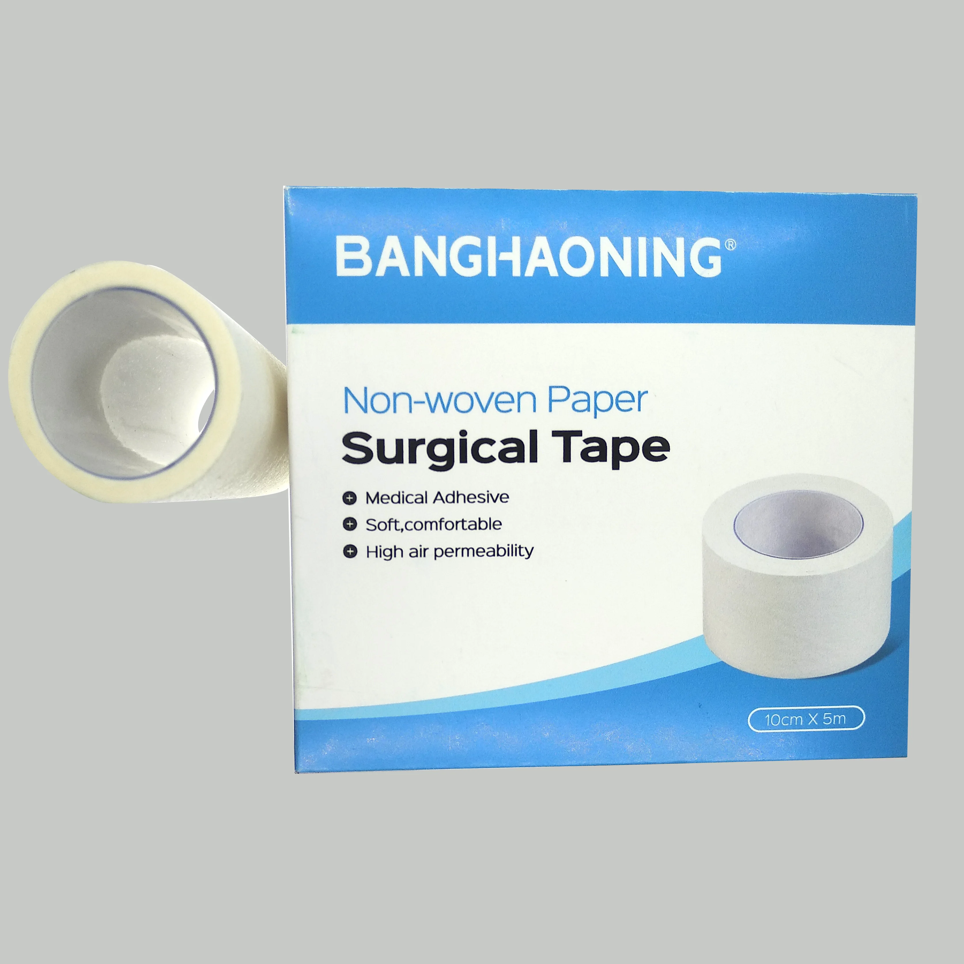 10cmX5m Easy Tear Adhesive Non-woven  Paper acrylic glue medical tape first aid tape Surgical  Micropore Tape