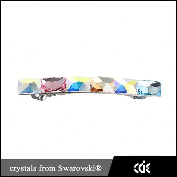 Кристаллы из кристаллов сваровски мода аксессуары для волос зажим для волос оптовая продажа