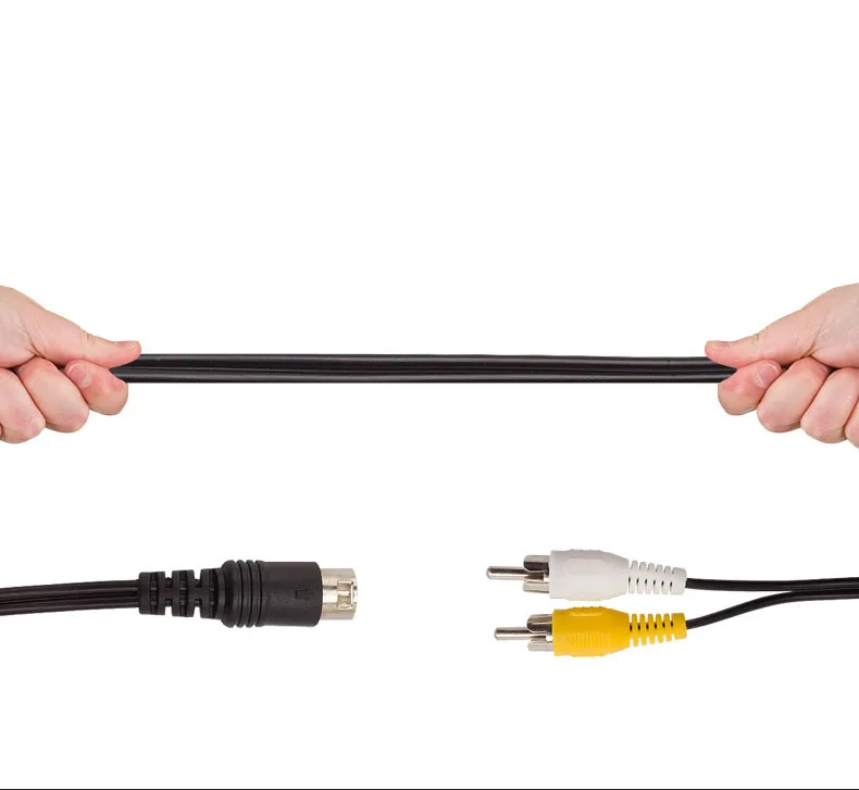 LBT Hot Selling Cable  Audio Video AV Composite/Component RCA Cable for Sega Saturn Console System 1.8m