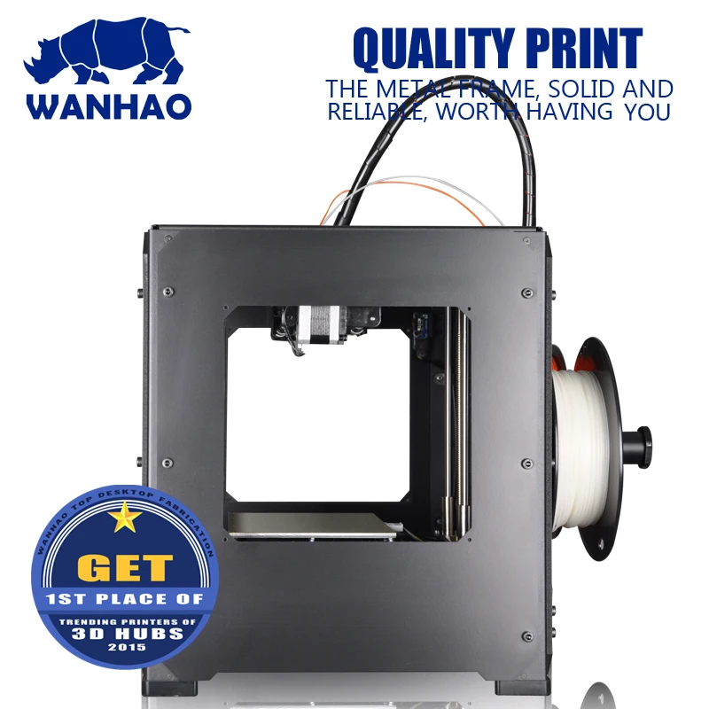 Wanhao Duplicator 4 Daul extruder 3D printer for peek 3D printing machine