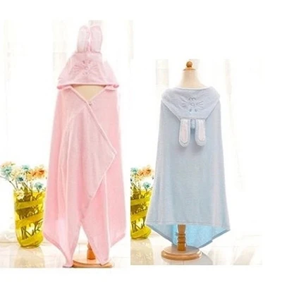 China Manufacturer Hot Selling Soft  Water Absorption Cartoon Custom  Bamboo Fiber Baby Bathrobe Cloak Cape Bath Towel with Hood