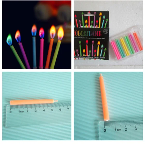 
Sell cakes product color flame birthday candles and festival party color flame candles 