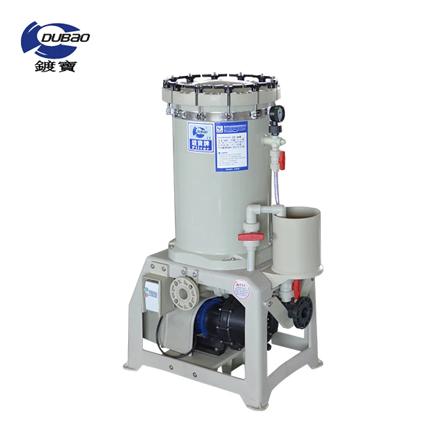 Dubao brand industrial waste water filter system with optional heavy capacity pump