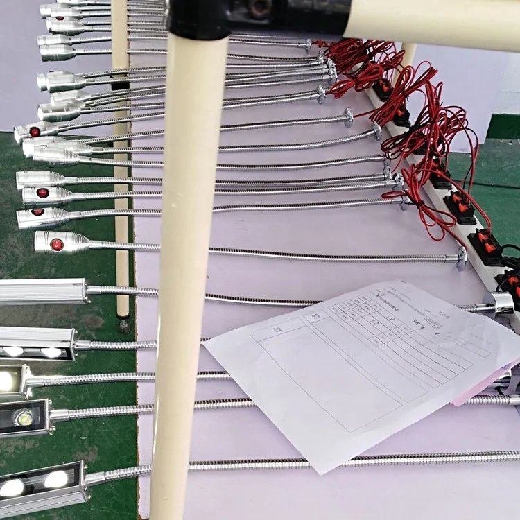 1w 3W 12v 24v 120v 230v gooseneck lamp for precision machine