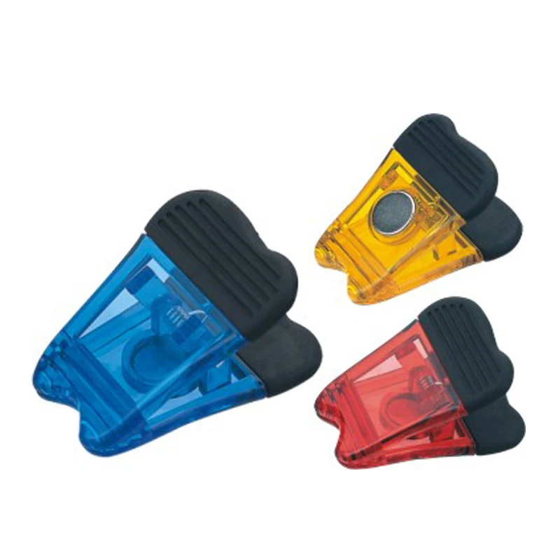 plastic magnetic clip/fridge magnet clip/paper clip
