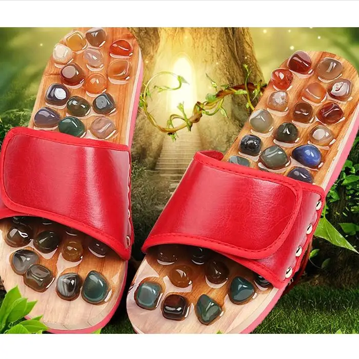 
Amazing acupuncture pulse massager infrared foot reflexology foot slippers 