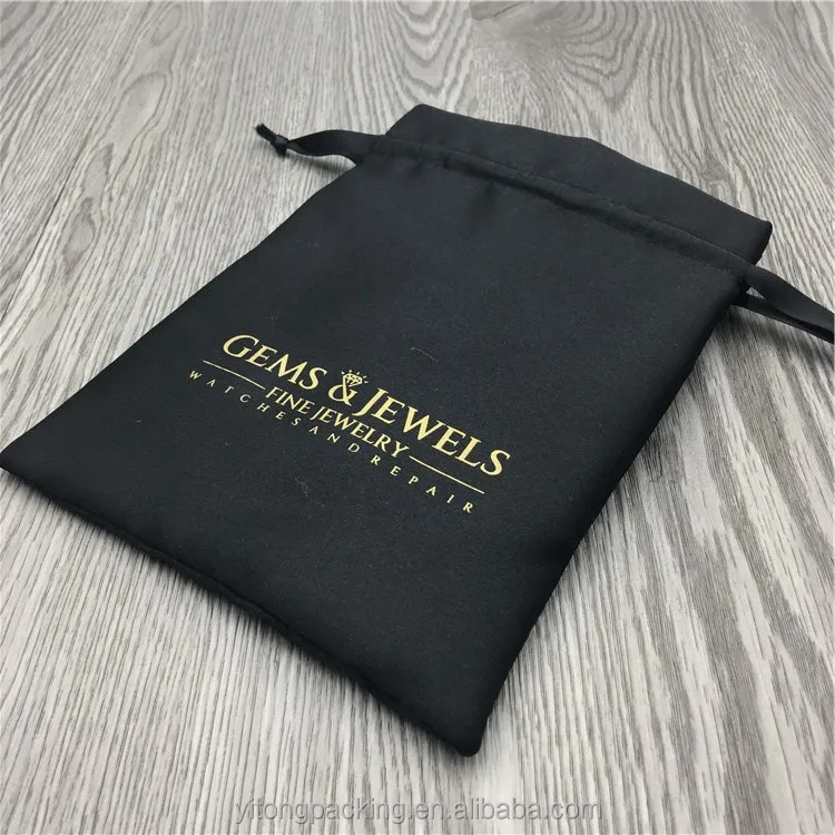 
Wholesale Silk Satin Jewelry Drawstring Bags With Logo 