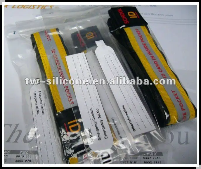 Hide the records using insert id tag bracelet for hospital