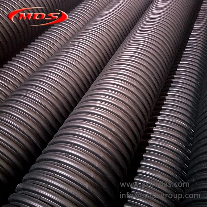 40mm hdpe double wall corrugated pipe price