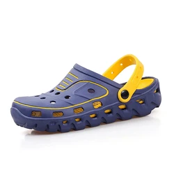 YT обувь для мужчин сад Сабо обувь быстрое высыхание шлепанцы на плоской подошве