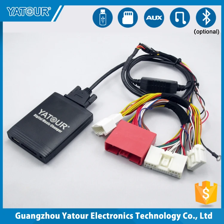 
aux mp3 cd changer mazda car radio music changer 