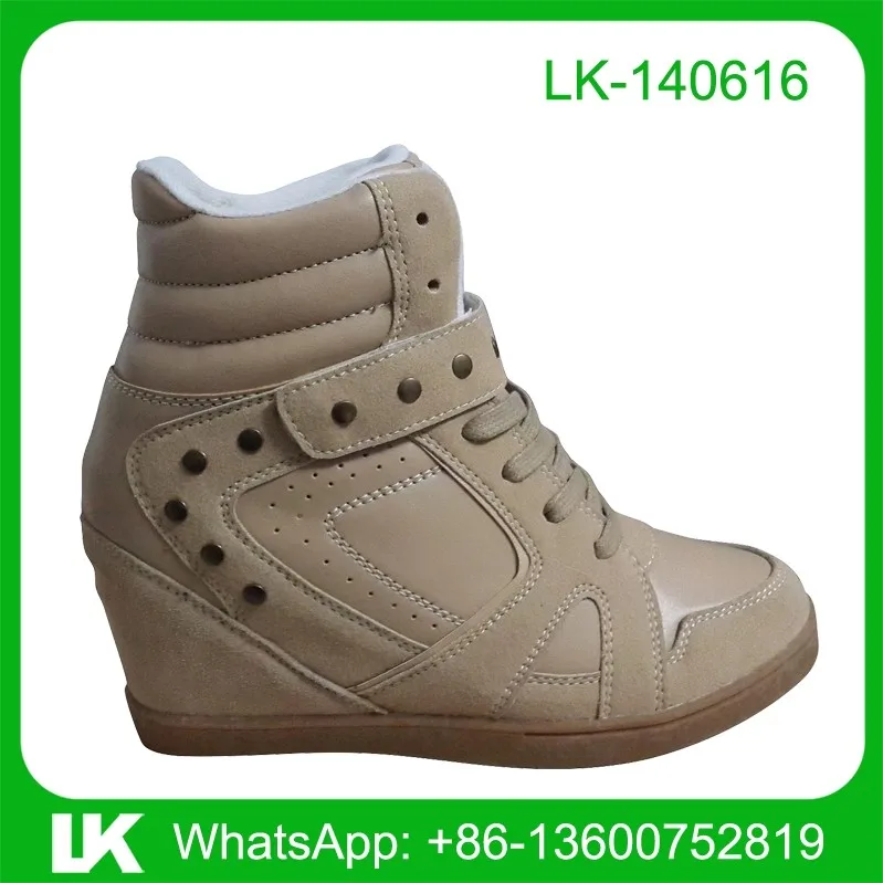 Горячие продажа мода женщин скрытый клин тапки