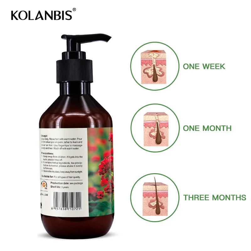 Private label hair loss products ginger shampoo for control oil