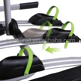 Hot selling aluminum car tow ball rear mounted bike rack bicycle carrier for 4 bikes bicycle car carrier TB-009D4