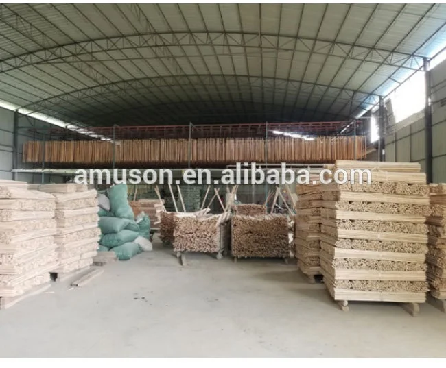 China factory wholesale High Quality sri lanka plastic broom 90cm-120cm Size broom handle Broom Sticks for clean room