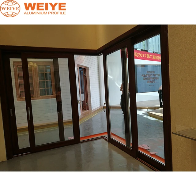 
new design double track aluminium sliding door pictures 