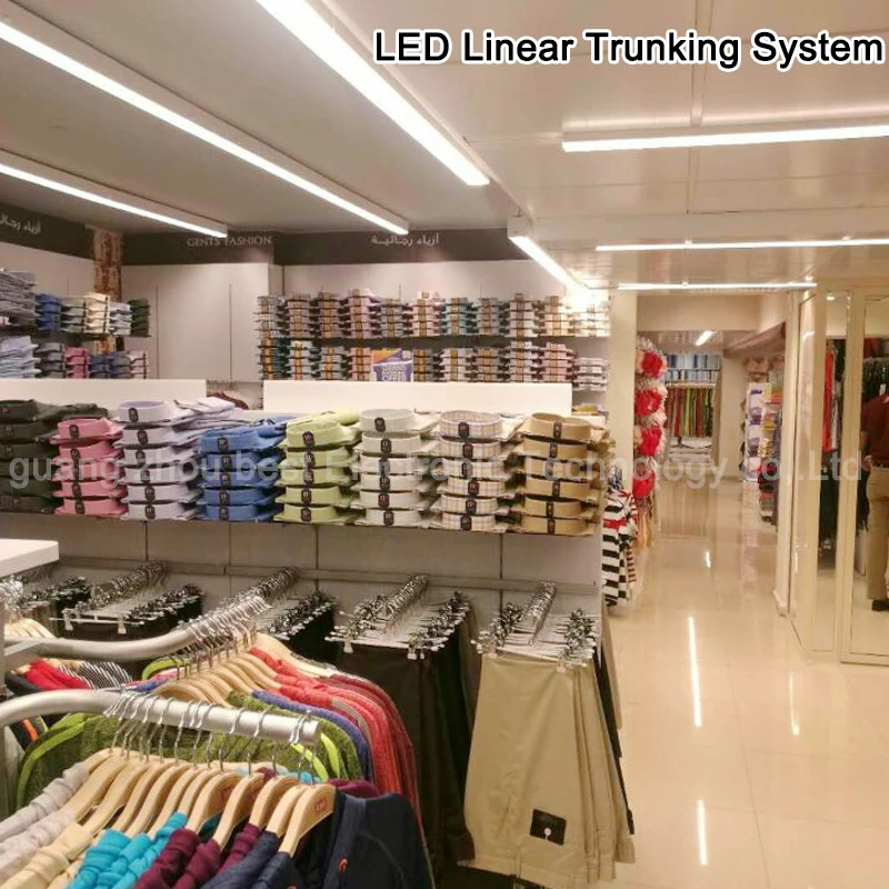 Guangzhou manufacturer suspended Linear Light led for lights trunking lighting system