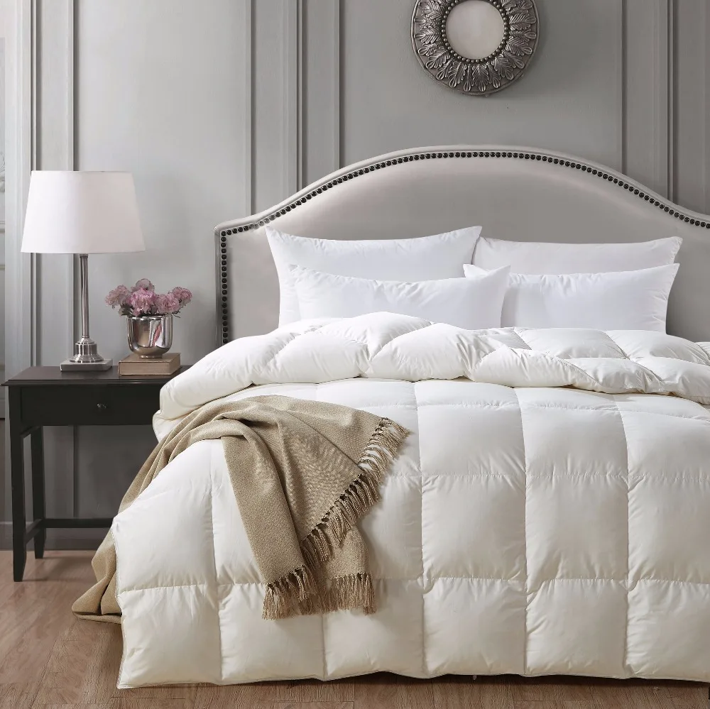 Hotel Textile Luxury Wholesale White Edredones Hotel Duck Down Duvet