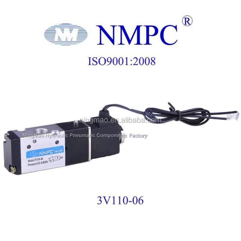 3 способ 12 В 3v210-08 пневматический электромагнитный клапан