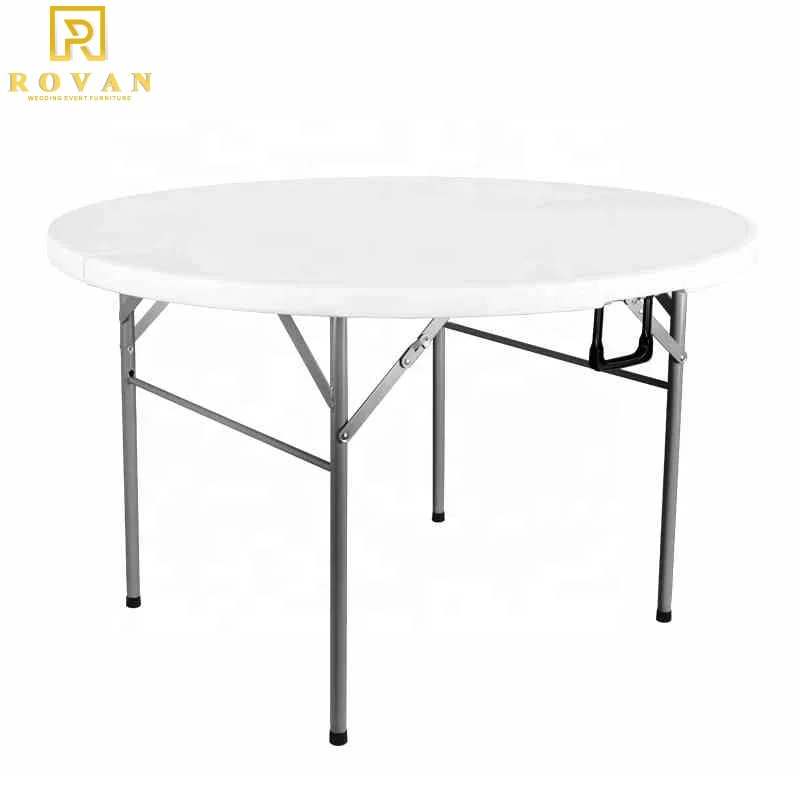 
6ft round folding table 1.83m diameter cheaper HDPE table  (60638498083)