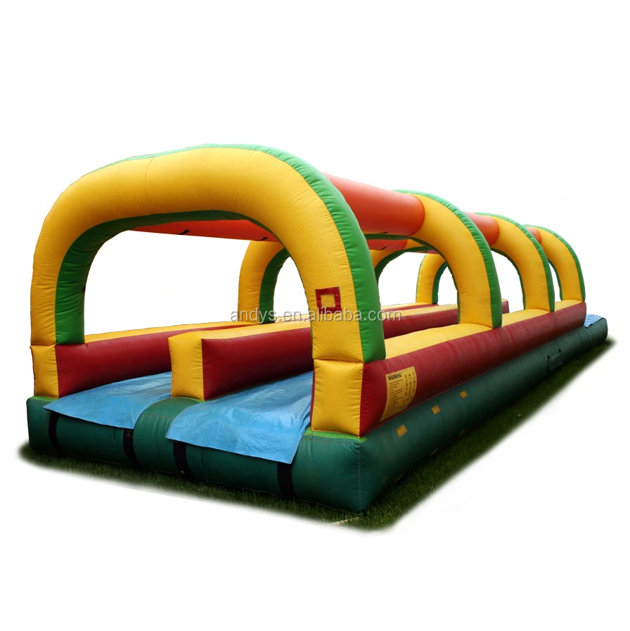 inflatable splash tube water slide way slide n slip way