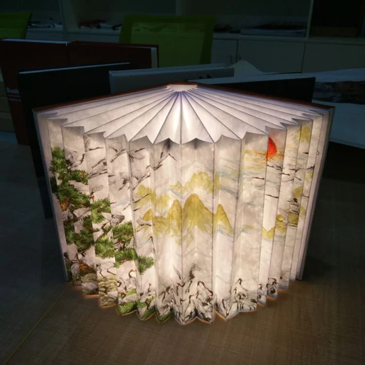 Exclusive Custom Gift Company Warm Led Tyvek Book Light Gift For Elderly People