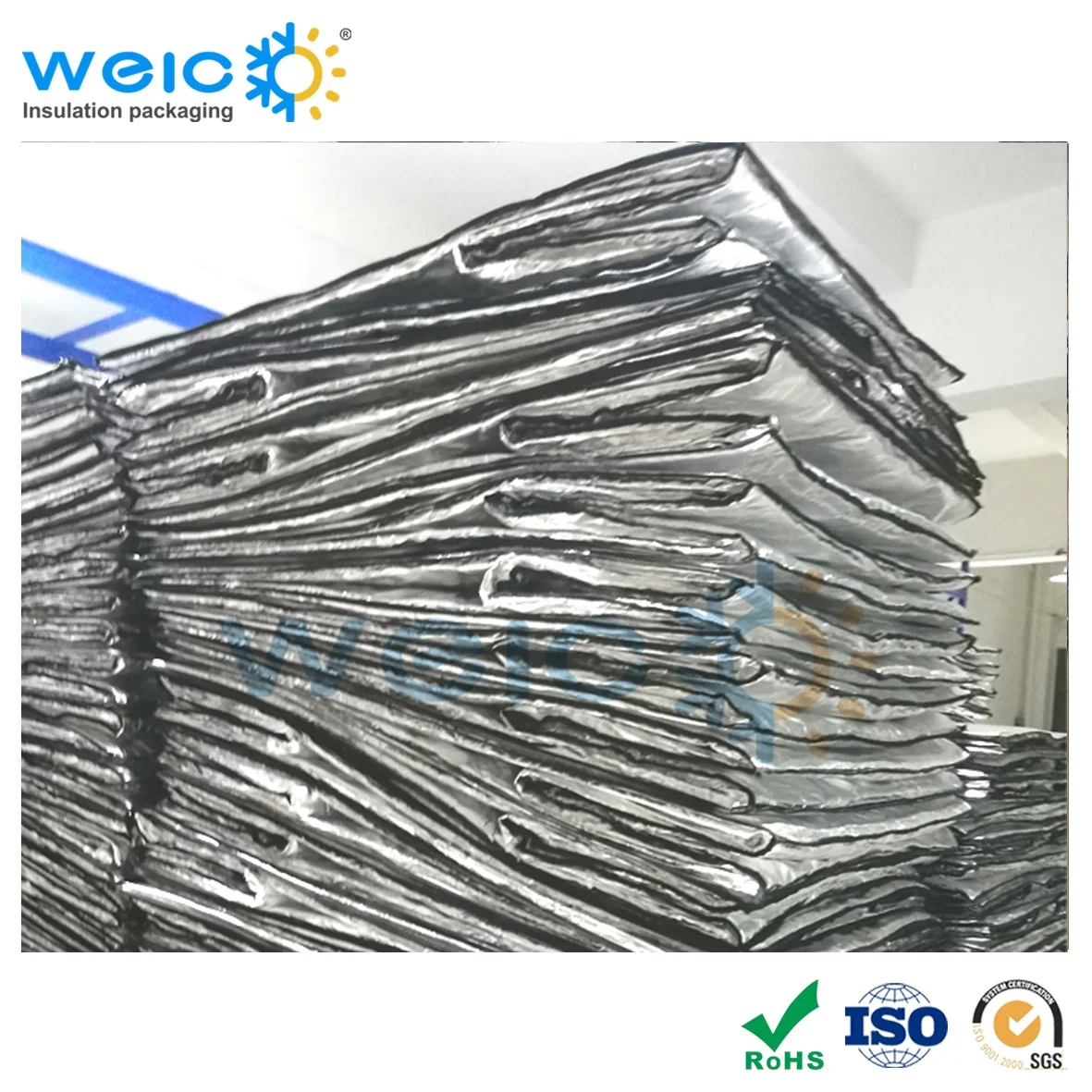 Insulation Material Reusable Waterproof Thermal Insulated Pallet Cover For Transportation