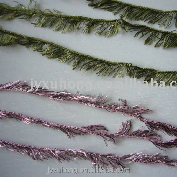 Цветная полиэфирная перьевая пряжа для вязания или плетения