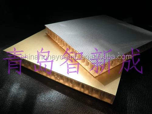 decorative sandwich structural board with honeycomb core light and strong , eco-friendly and sound reducing