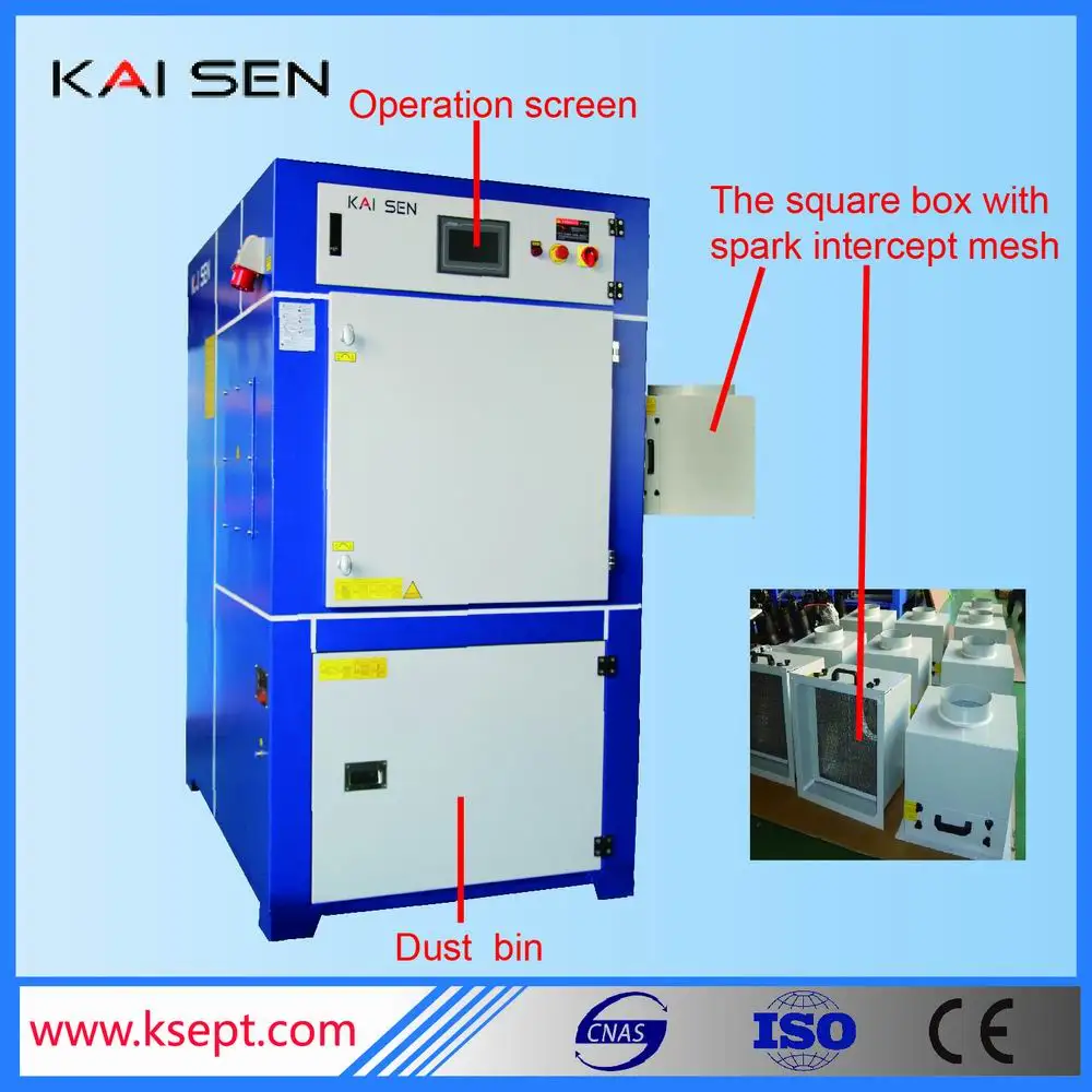 new machine fan motor is configured at the back of the extractor KSDC-8604B series dust collector