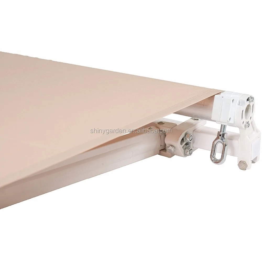 Outdoor retractable roof awning folding arm awning, aluminium awning windows