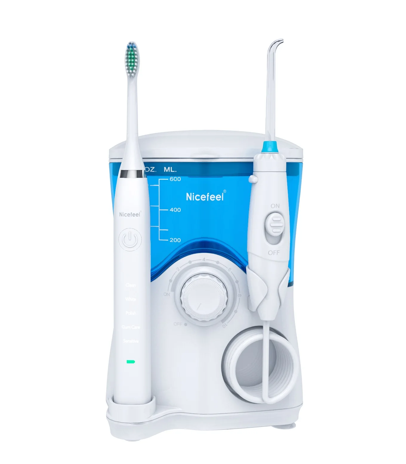 2-in-1 Nicefeel NEW design Dental water flosser With Electric Sonic Toothbrush