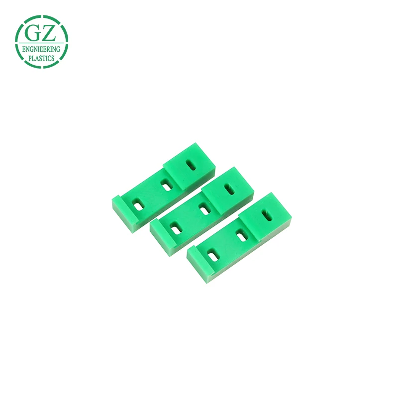 professional factory custom cnc Nylon Pom UHMWPE extruding conveyor rails /plastic guide rail